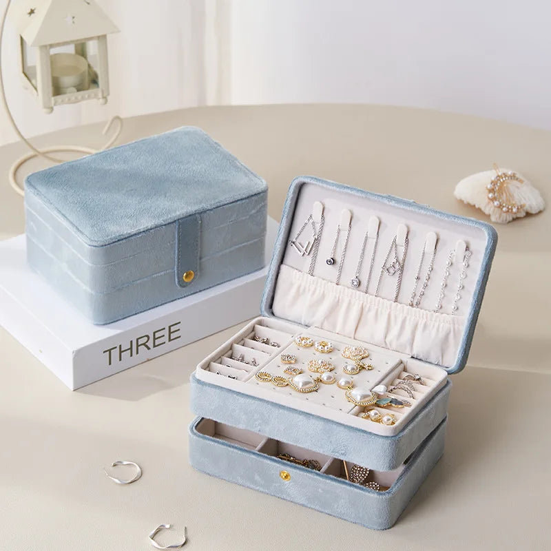 Boîte À Bijoux De Voyage Velours