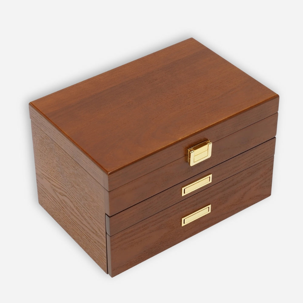 Boite À Bijoux En Bois Avec Tiroirs