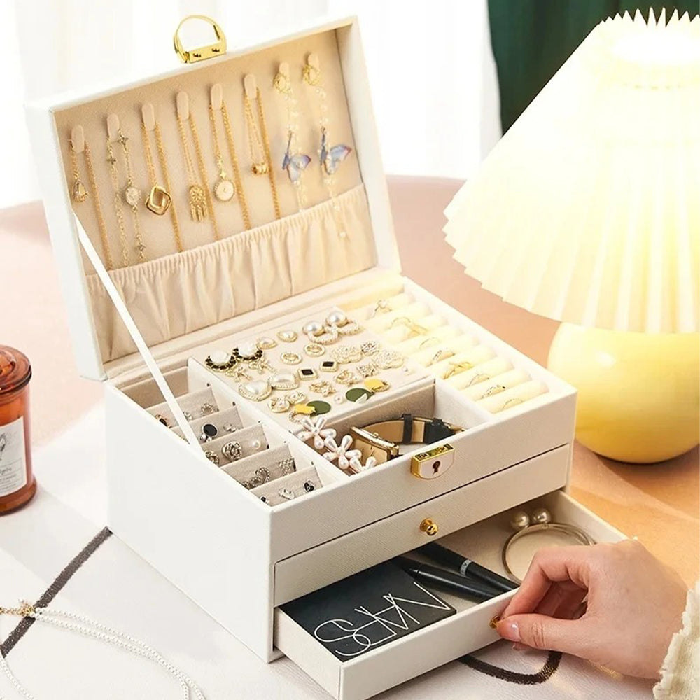 Boîte A Bijoux Femme Cuir