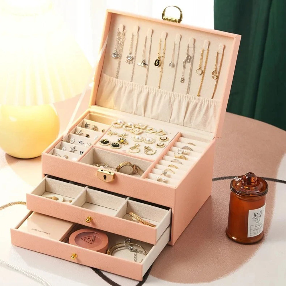 Boîte A Bijoux Femme Cuir