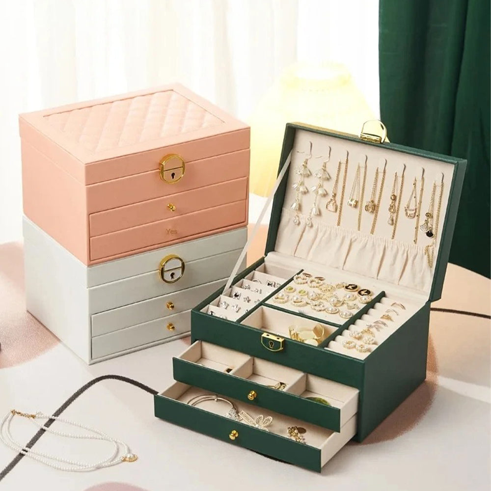Boîte A Bijoux Femme Cuir