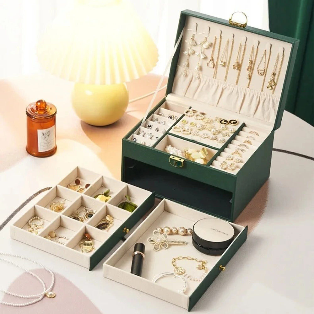 Boîte A Bijoux Femme Cuir