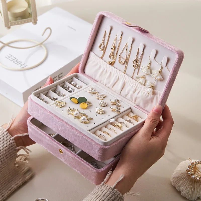 Boîte À Bijoux De Voyage Velours