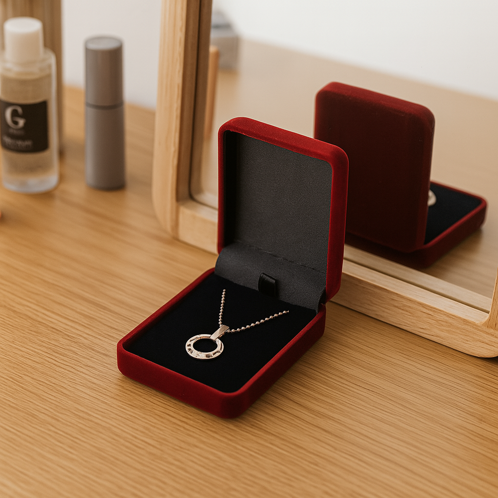 Boite À Bijoux Individuel Collier