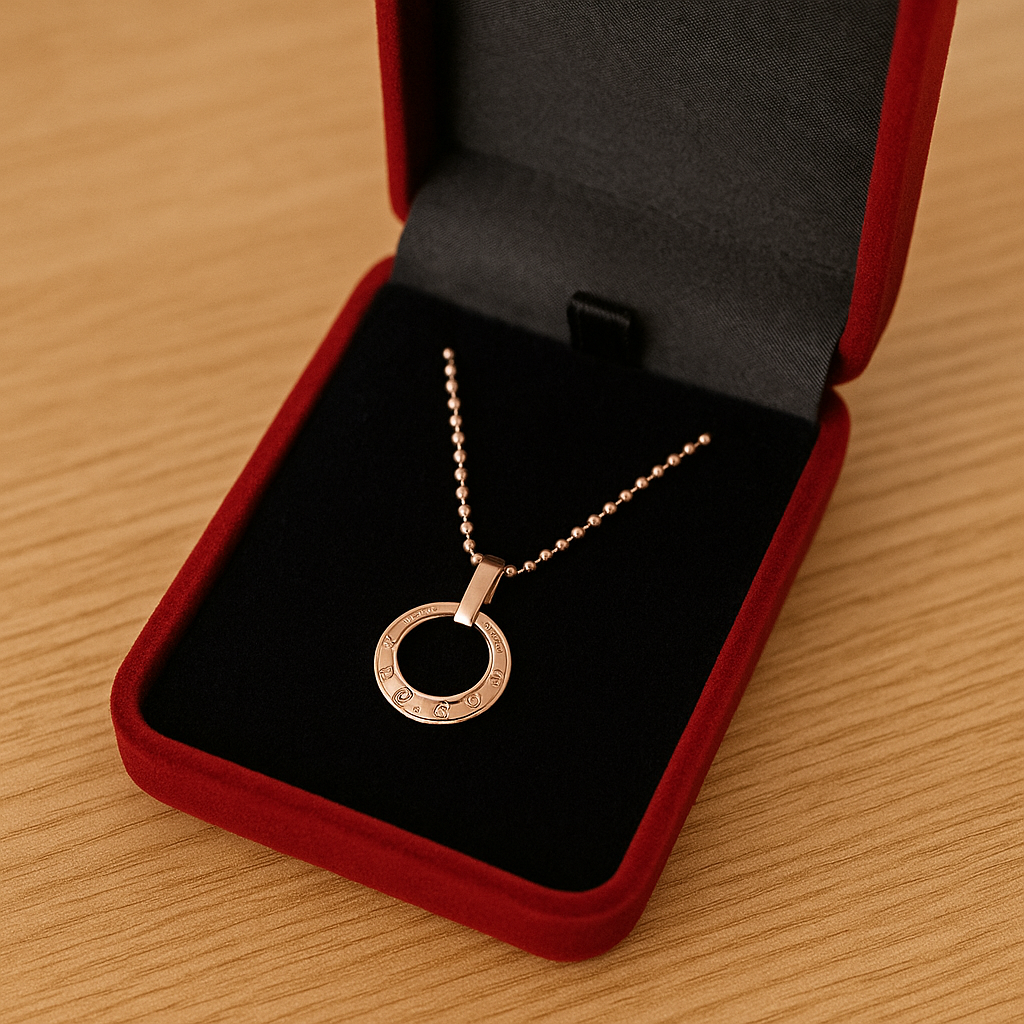 Boite À Bijoux Individuel Collier