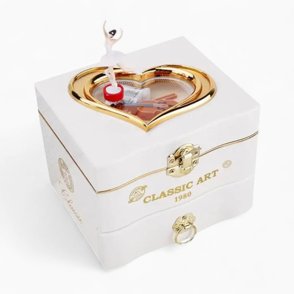 Boîte À Bijoux Musical En Bois