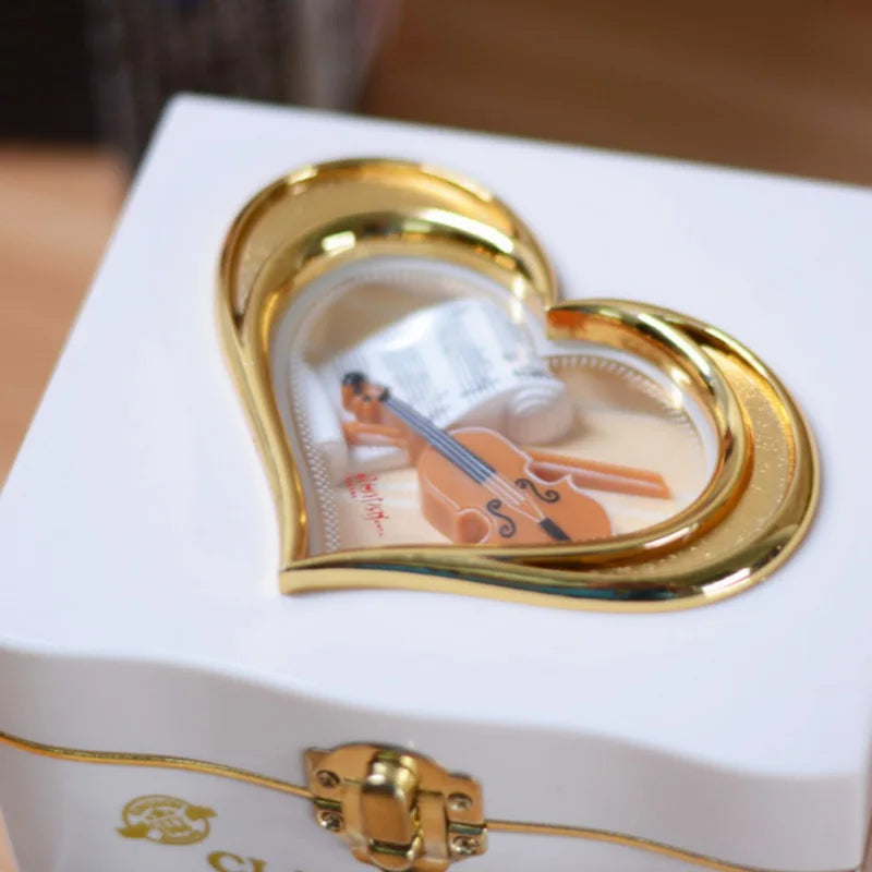 Boîte À Bijoux Musical En Bois