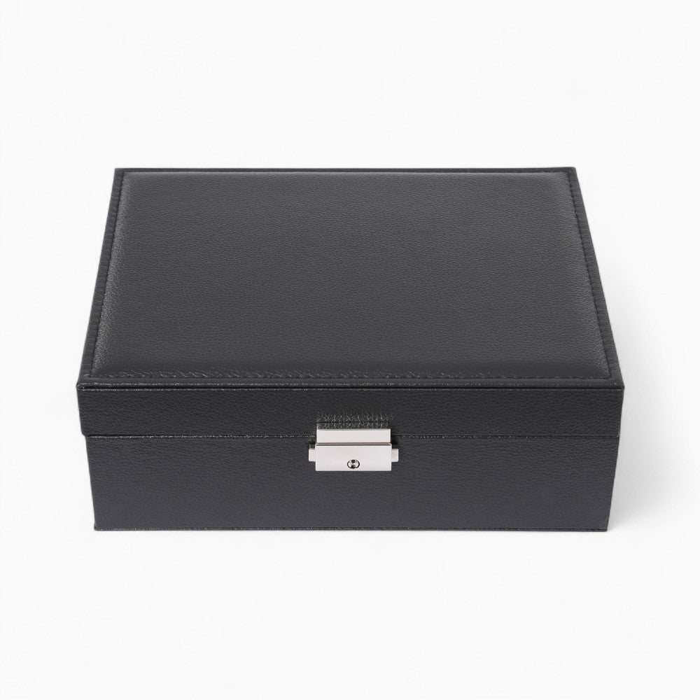 Boîte À Bijoux Cuir Noir