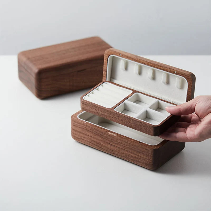 Petite Boîte À Bijoux En Bois