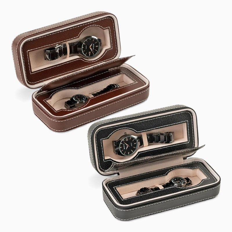 Boîte À Montres En Cuir Voyage