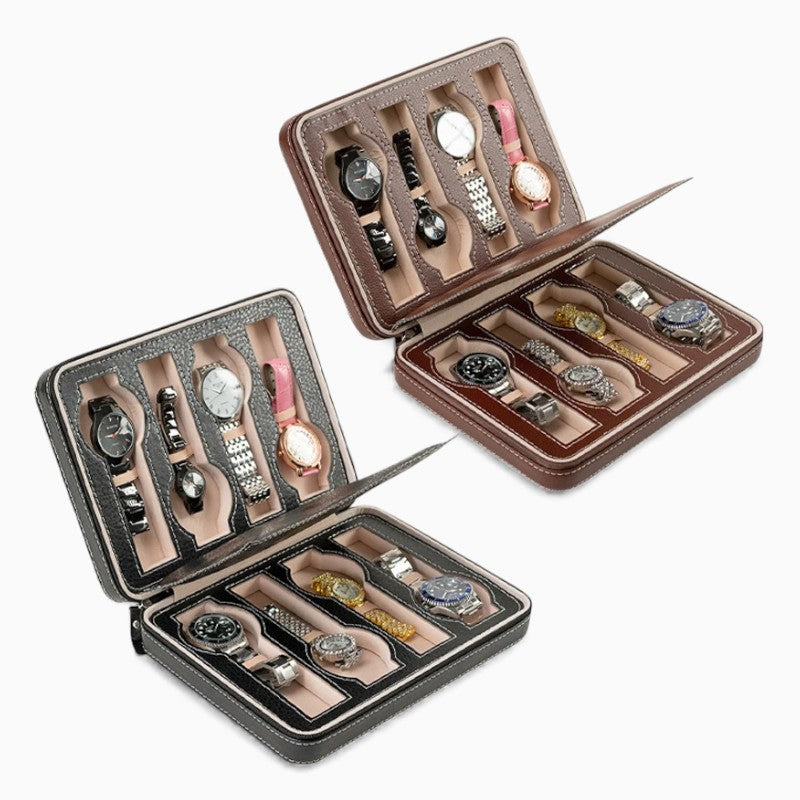 Boîte À Montres En Cuir Voyage