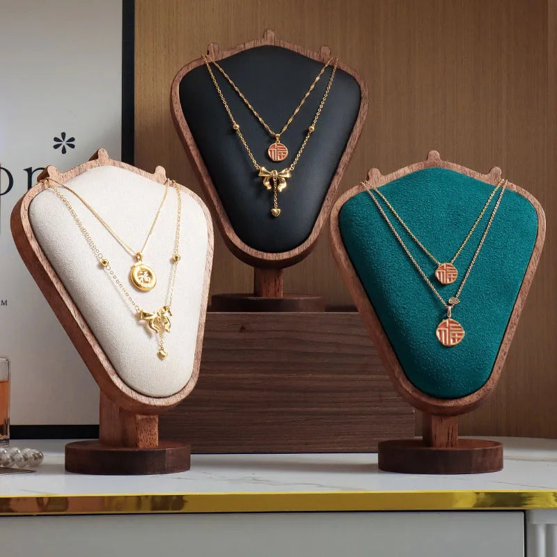 Support Bijoux Colliers Bois