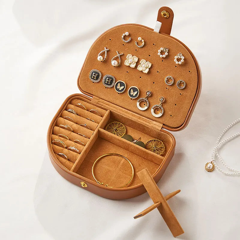 Boîte À Bijoux En Cuir Format Voyage