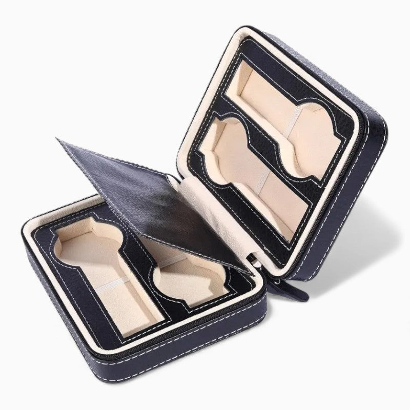 Boîte À Montres En Cuir Voyage