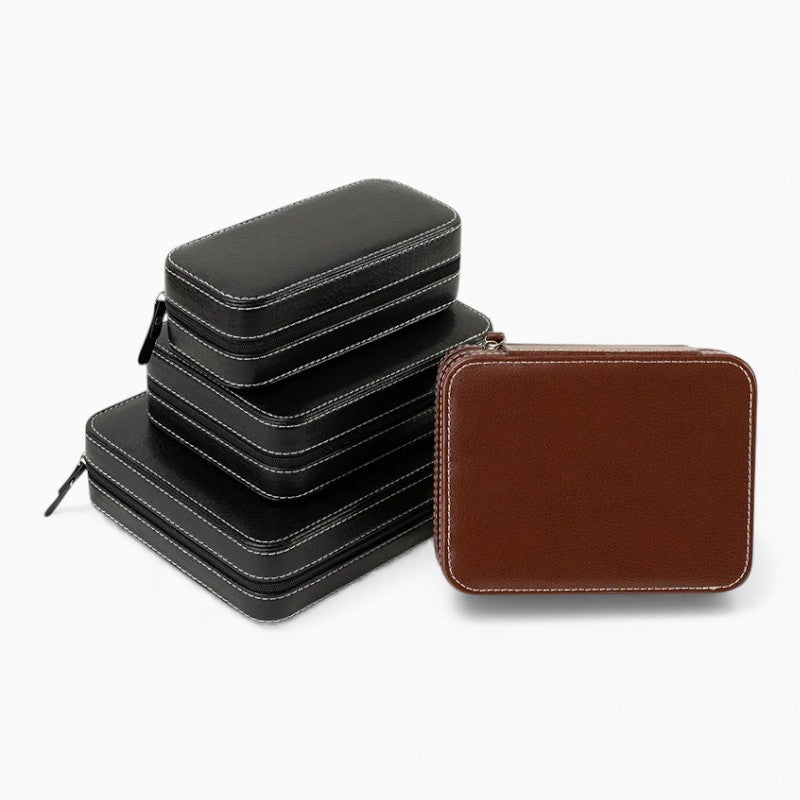 Boîte À Montres En Cuir Voyage