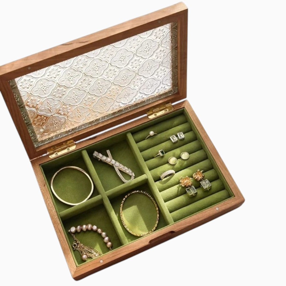 Boîte À Bijoux Bois Vintage
