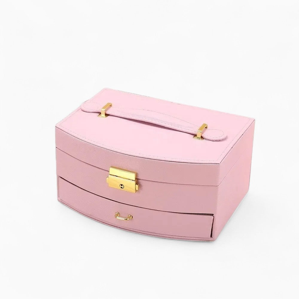 Boîte À Bijoux De Voyage Avec Miroir