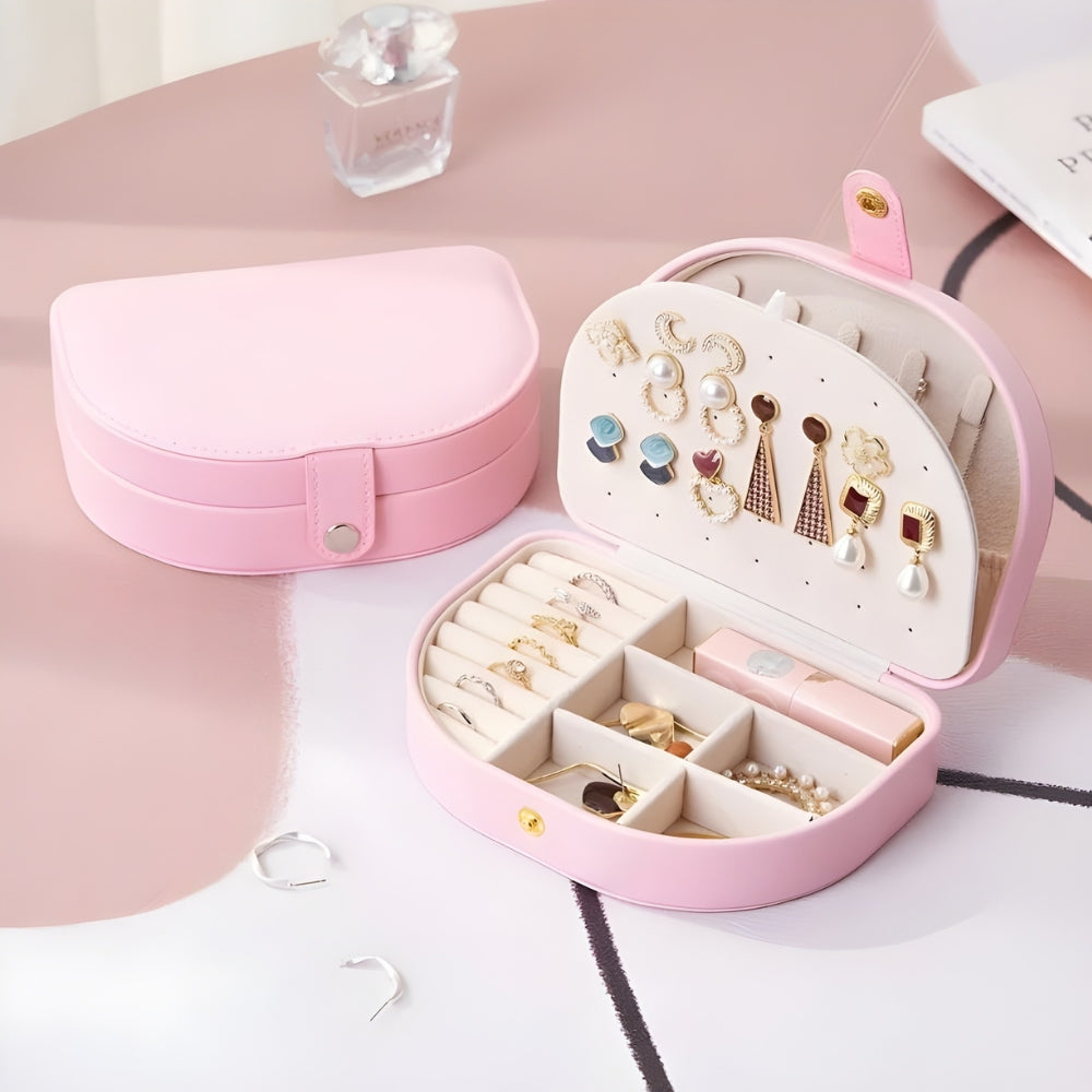 Boîte À Bijoux En Cuir Format Voyage