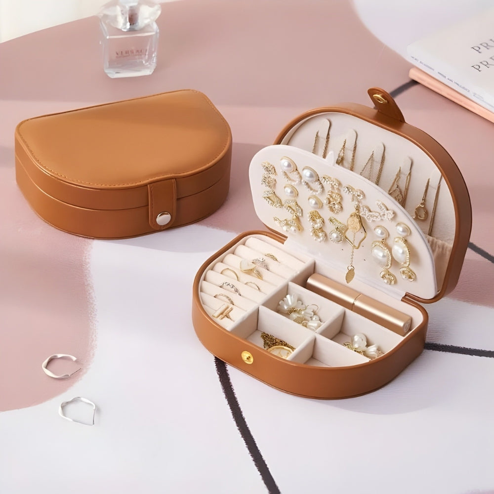 Boîte À Bijoux En Cuir Format Voyage