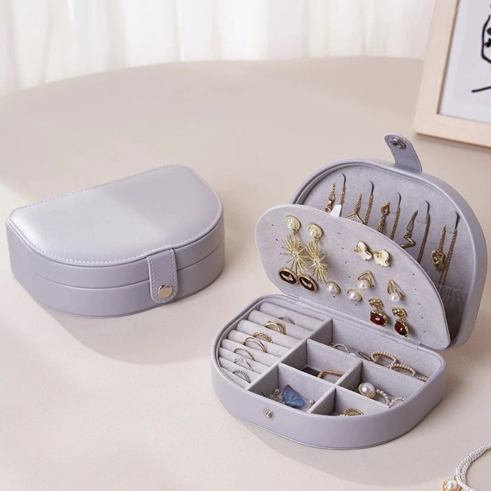 Boîte À Bijoux En Cuir Format Voyage