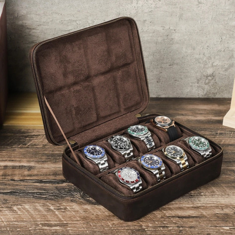 Boîte À Montre Vintage de Voyage