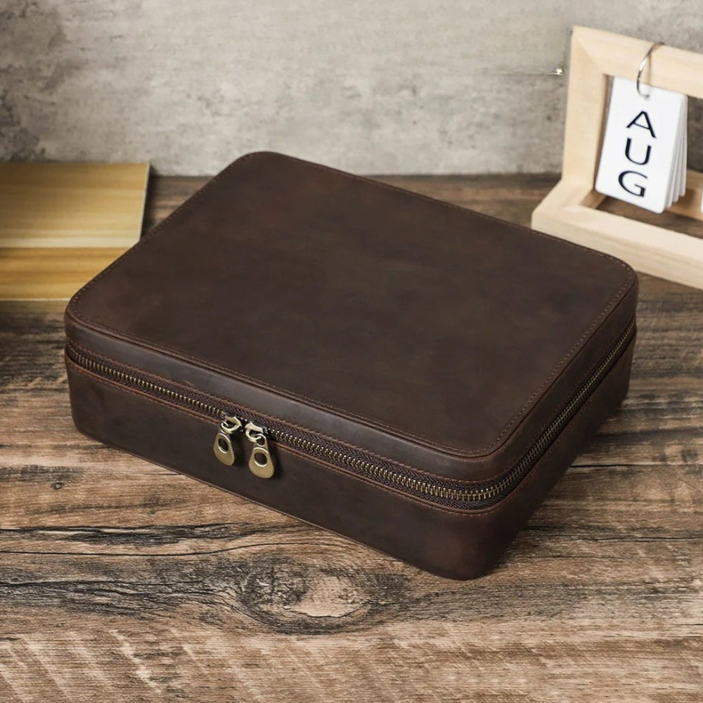 Boîte À Montre Vintage de Voyage