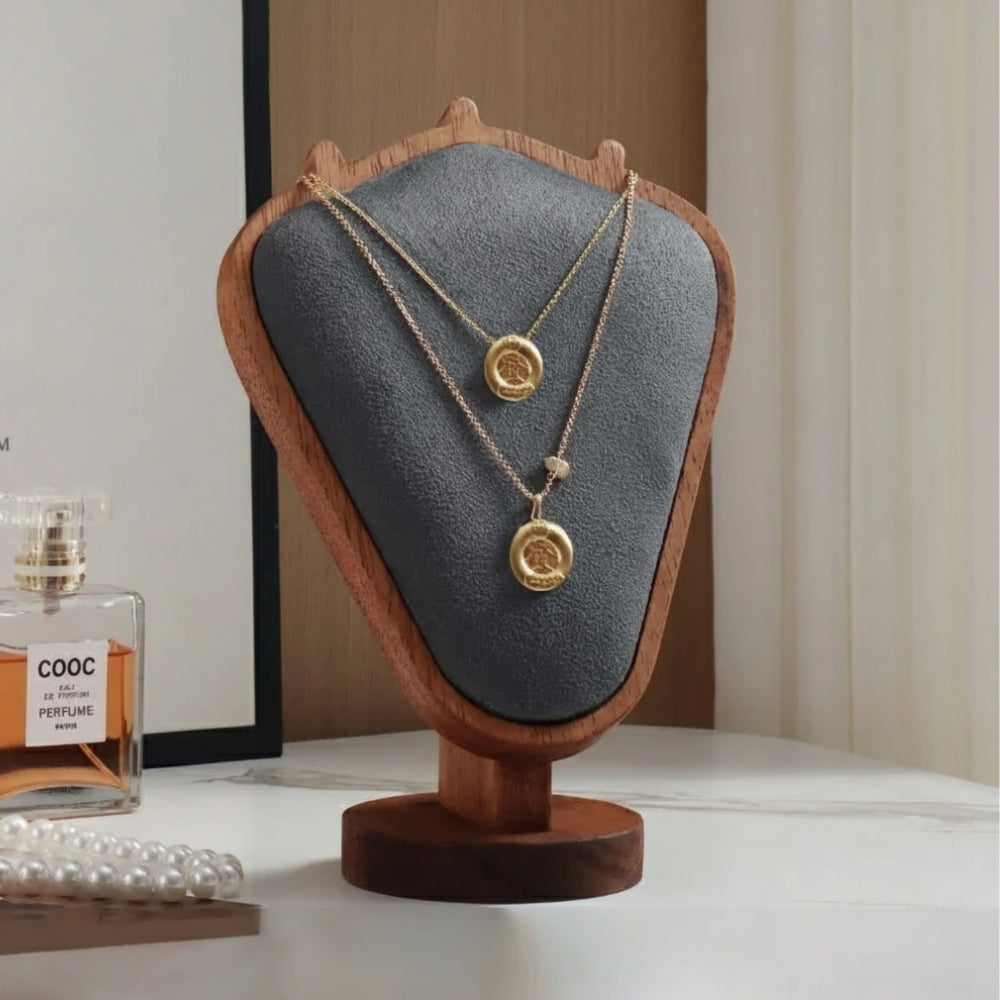 Support Bijoux Colliers Bois