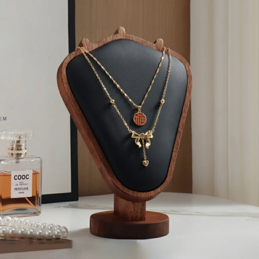 Support Bijoux Colliers Bois