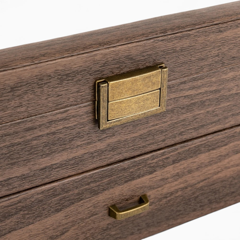 Boîte À Montres En Bois À Deux Niveaux