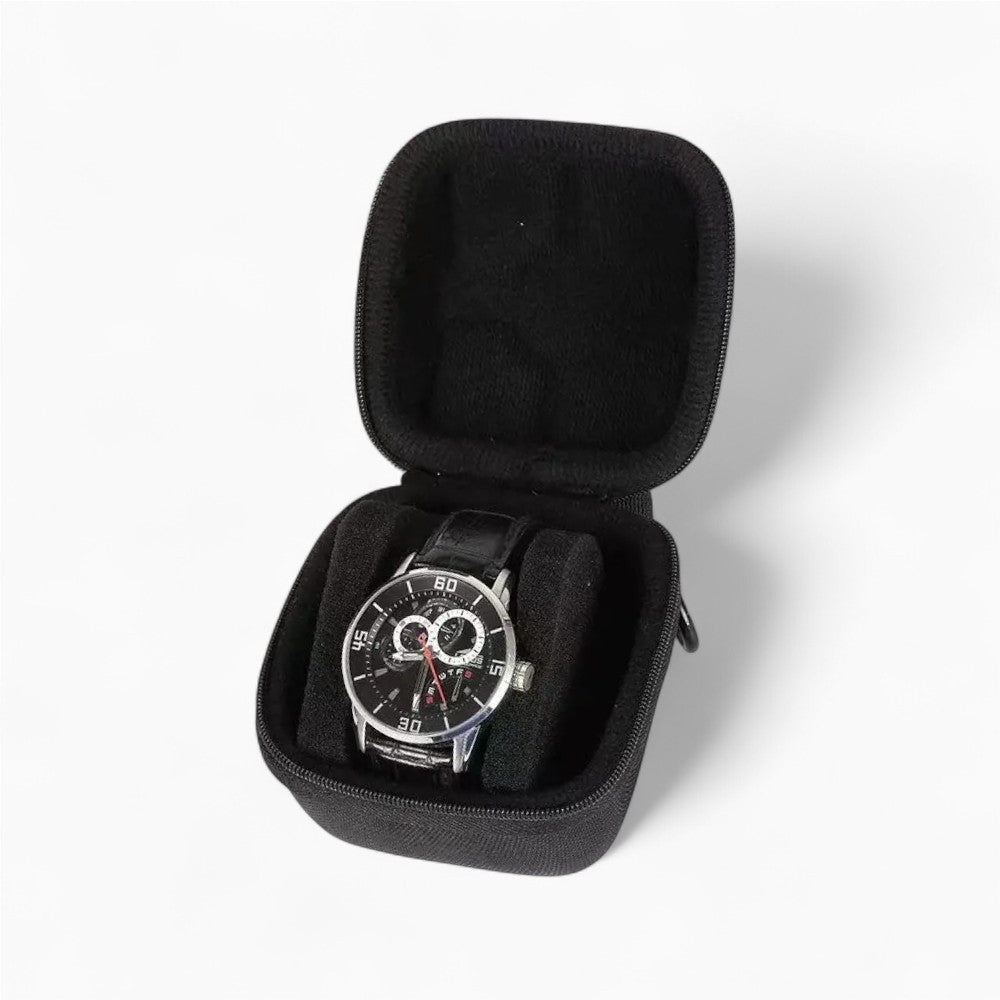 Étui à Montres De Voyage Noir
