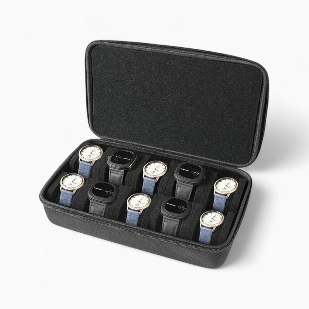 Étui à Montres De Voyage Noir