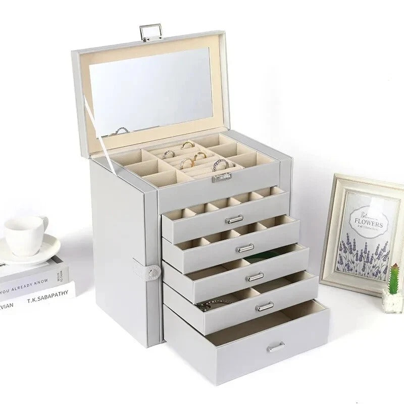 Boite À Bijoux 5 Tiroirs